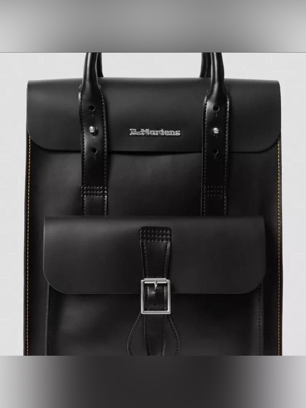 Black Leather Kiev Dr. Martens Bag